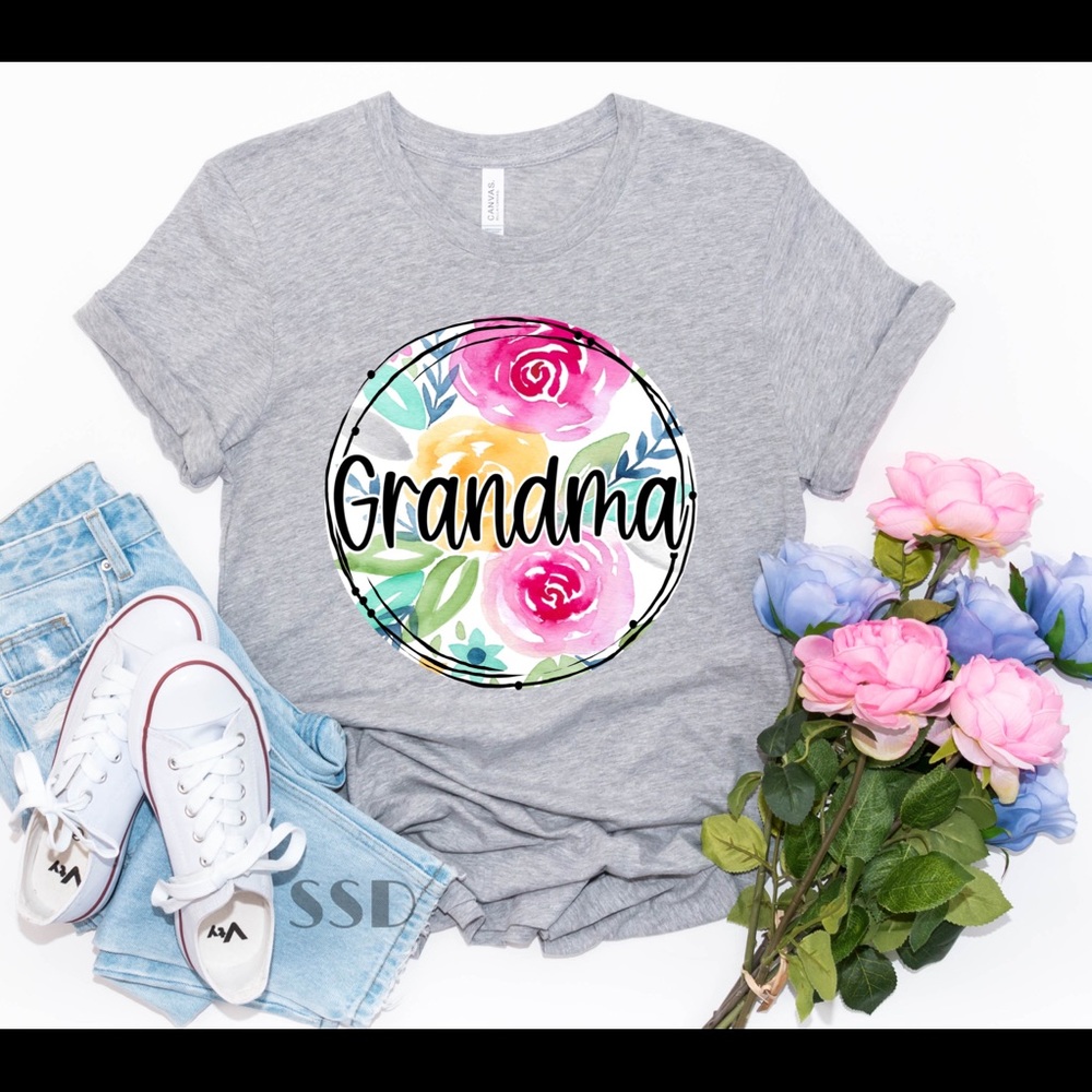 Floral Grandma T-Shirt